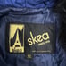 Skea Paris Vail Vintage Ski Zip-up Jacket Faux Fur Trim Winter Coat Blue Size12