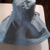 Wide Brim Hat W/ Ties, Bluueish Green Canvas, Packable