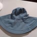 Wide Brim Hat W/ Ties, Bluueish Green Canvas, Packable