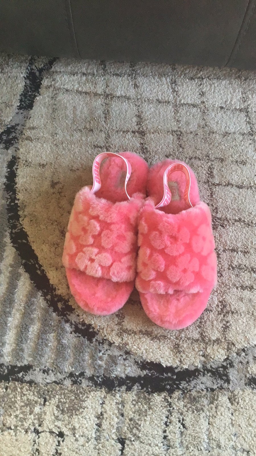 UGG Fluff Yeah Slide Poppy pink size 7