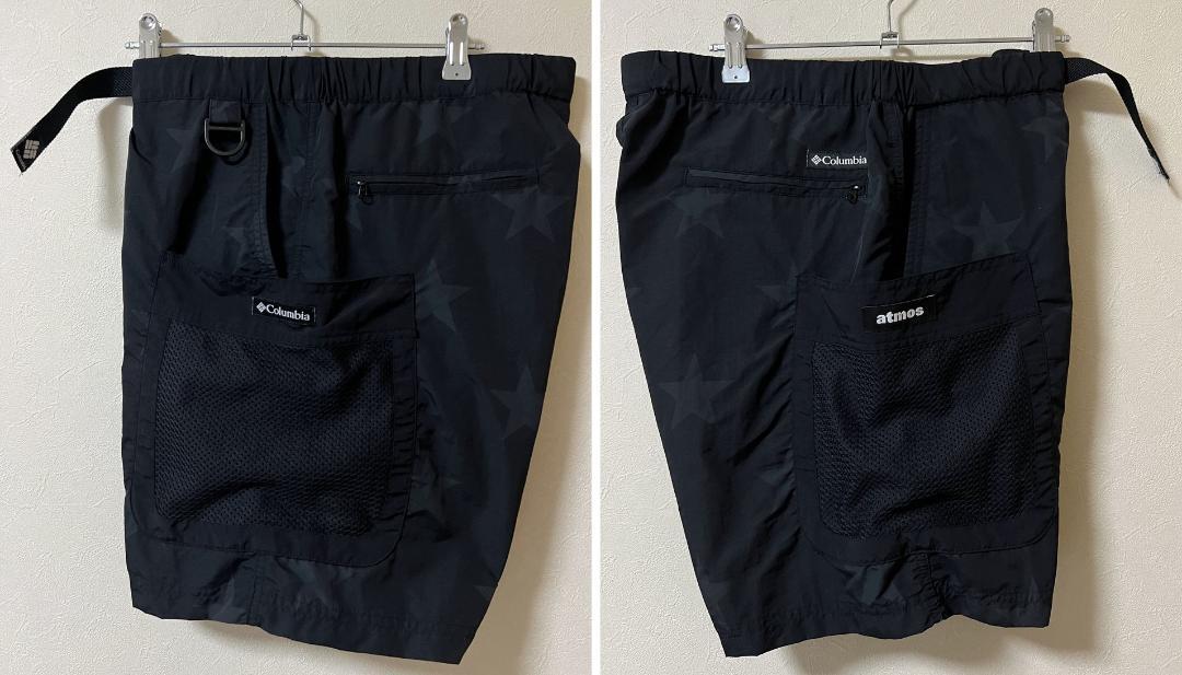 Columbia × atmos ROAR BROOK SHORT BlackBandana Print