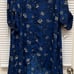 TORRID Hi Lo Style Dress Navy with White & Black Floral Print Size 2 - 22/24