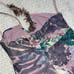 Armani Exchange Size 6 Tropical Print Halter Sundress