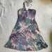 Armani Exchange Size 6 Tropical Print Halter Sundress