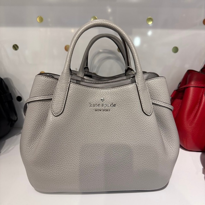 NWT Kate Spade Dumpling Small Satchel K8135 IN Mountain Grey