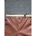 Babaton Womens Pants Size 4 Brown Faux Leather Vegan Leather Straight Leg
