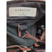 Babaton Womens Pants Size 4 Brown Faux Leather Vegan Leather Straight Leg