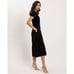 Jude Connally Blair Black Velvet Crop Jumpsuit Size Medium