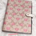 Coach Notebook In Signature Canvas With Heart Print