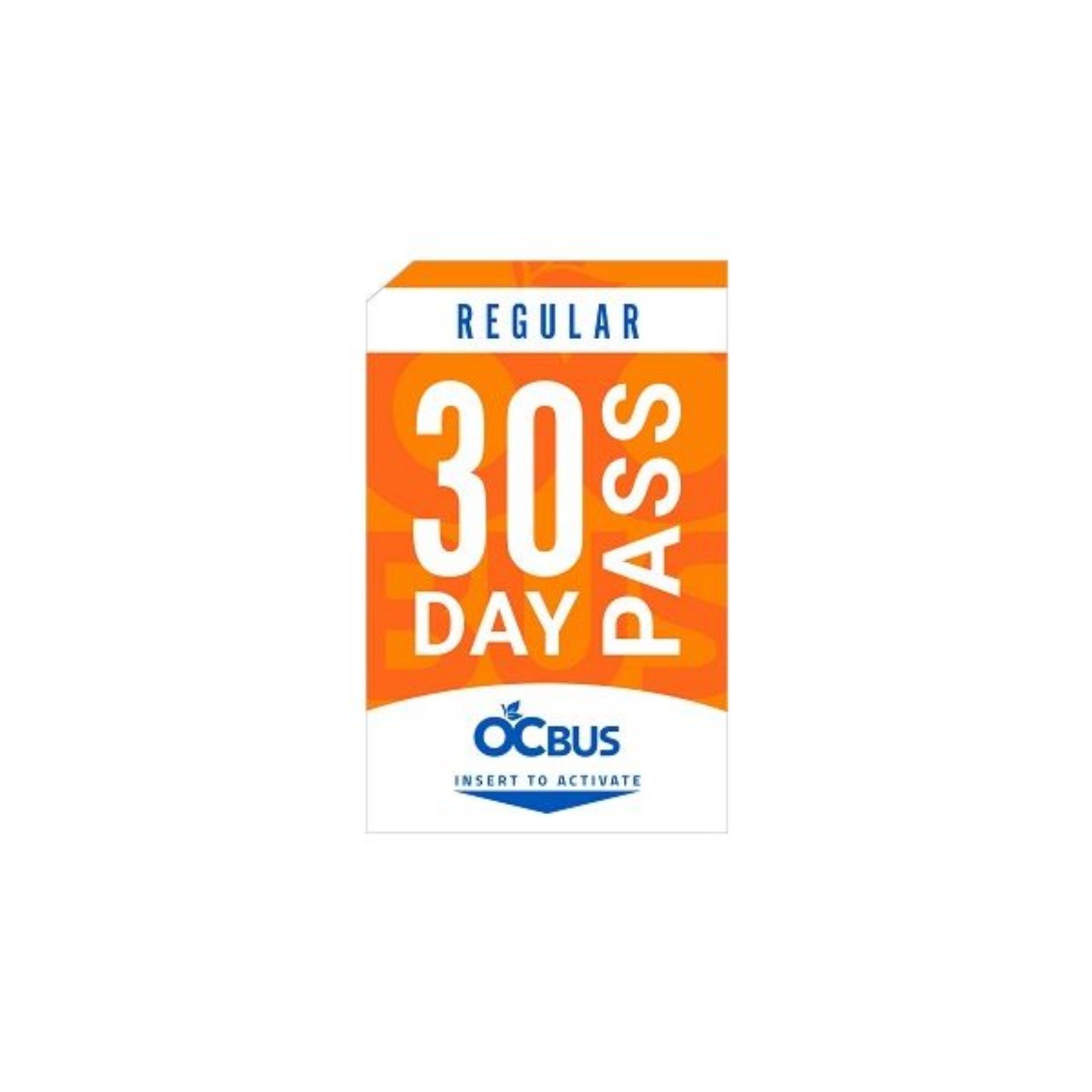 OCBus OCTA 30-day bus pass (Orange County, CA)
