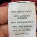 J.Crew men’s 100% merino wool v-neck pullover sweater red color size XL