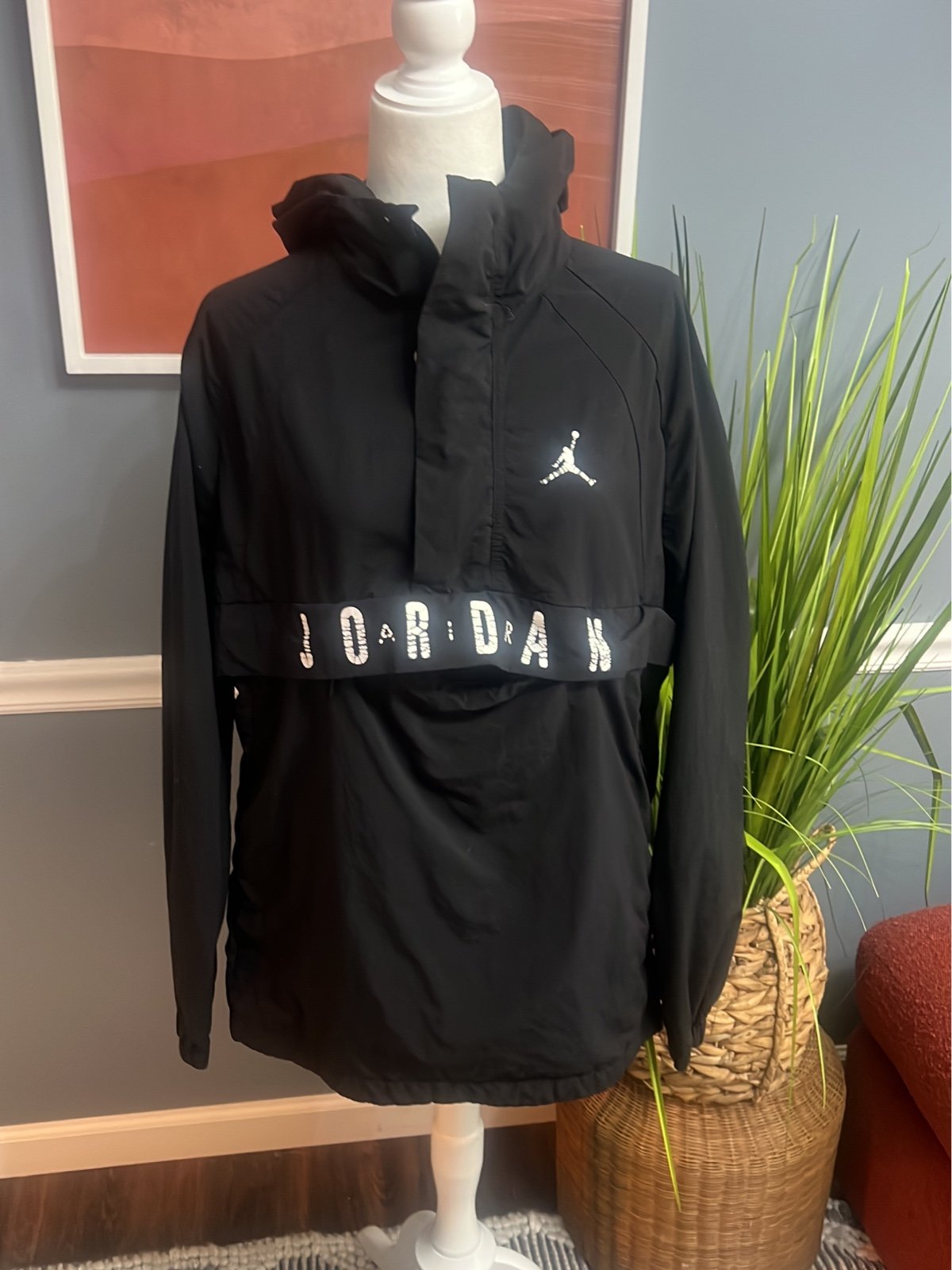 Nike Air Jordan anorak wings jacket size medium