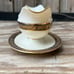 VTG Lenox Barclay Presidential Gold Gilded Floral Attached Underplate Gravy Boat