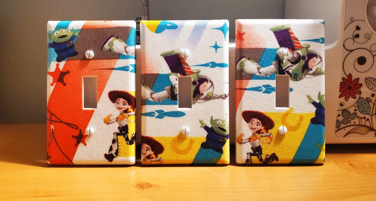 Handcrafted Disney's Toy Story Light Switch & Outlet Covers Handcrafted Disney's Toy Story Light Switch & Outlet Covers