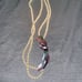 Women's Lee Sands White Beaded Necklace with Parrot Pendant