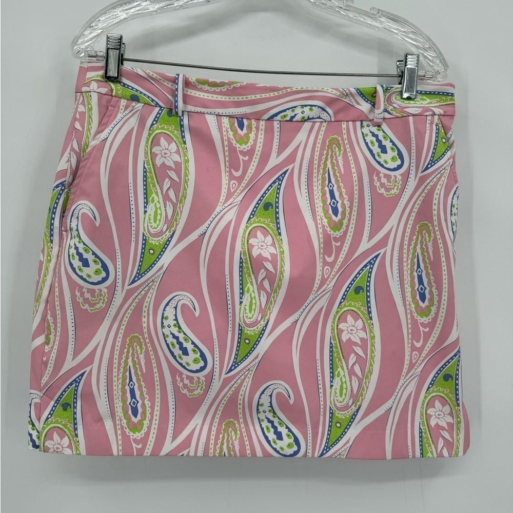 Polo Golf Ralph Lauren size 8 Skort Pink Paisley