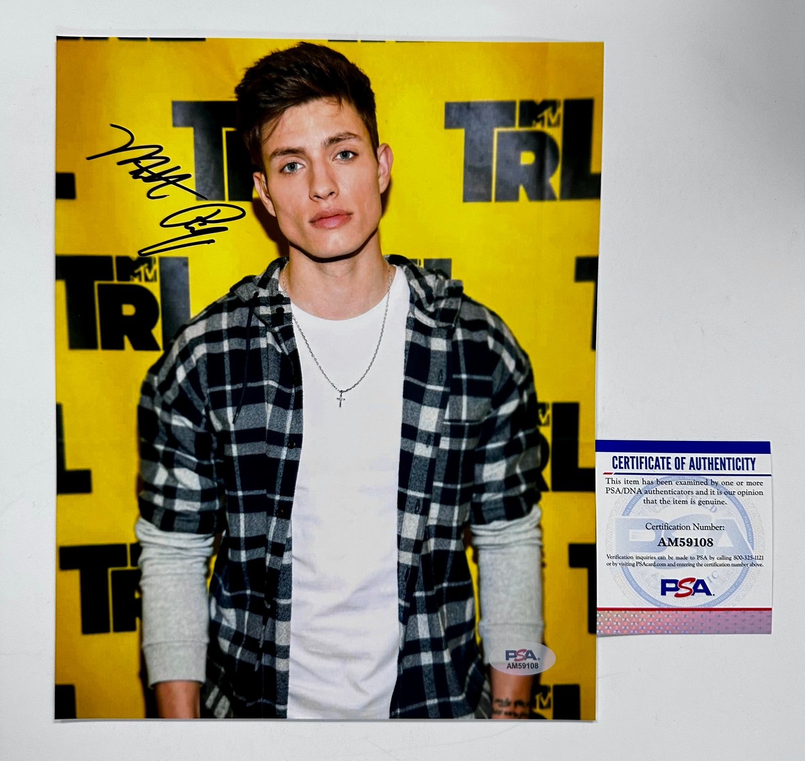 Stand Up Comedian Matt Rife Signed Glossy 8x10 Photo With PSA COA Wild N Out