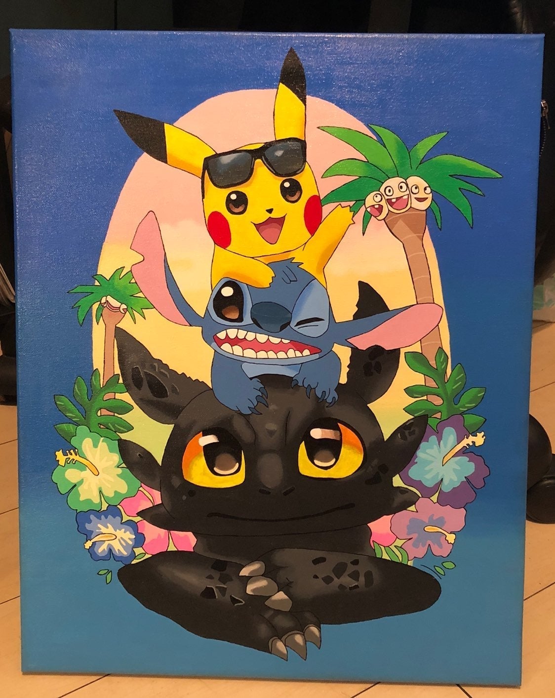 Toothless painting