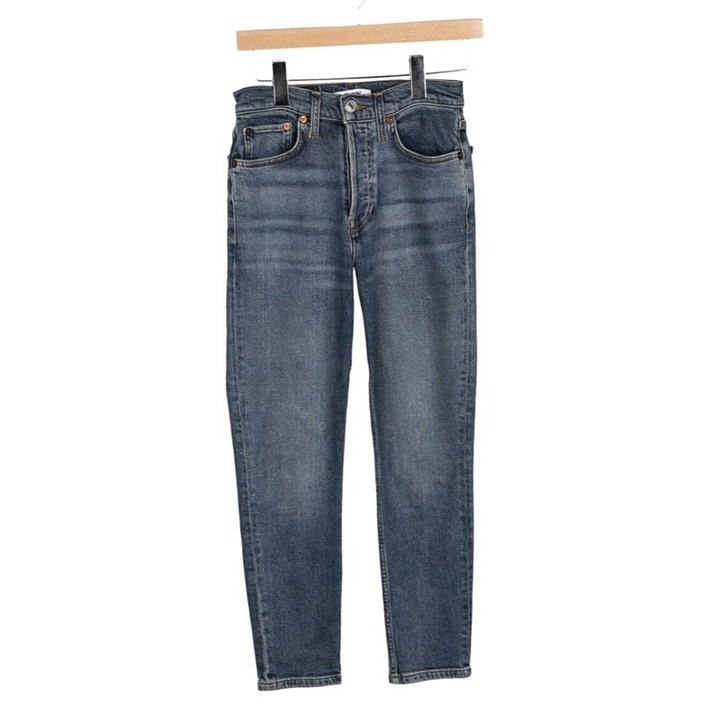Re/Done for Levi’s high Rise Skinny Jeans Button fly SZ 24 Worn 1x EUC