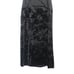 Linda Allard EllenTracy Black Maxi Skirt Velvet Glitter Embelished Sz 14 NWT