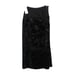 Linda Allard EllenTracy Black Maxi Skirt Velvet Glitter Embelished Sz 14 NWT