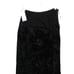 Linda Allard EllenTracy Black Maxi Skirt Velvet Glitter Embelished Sz 14 NWT