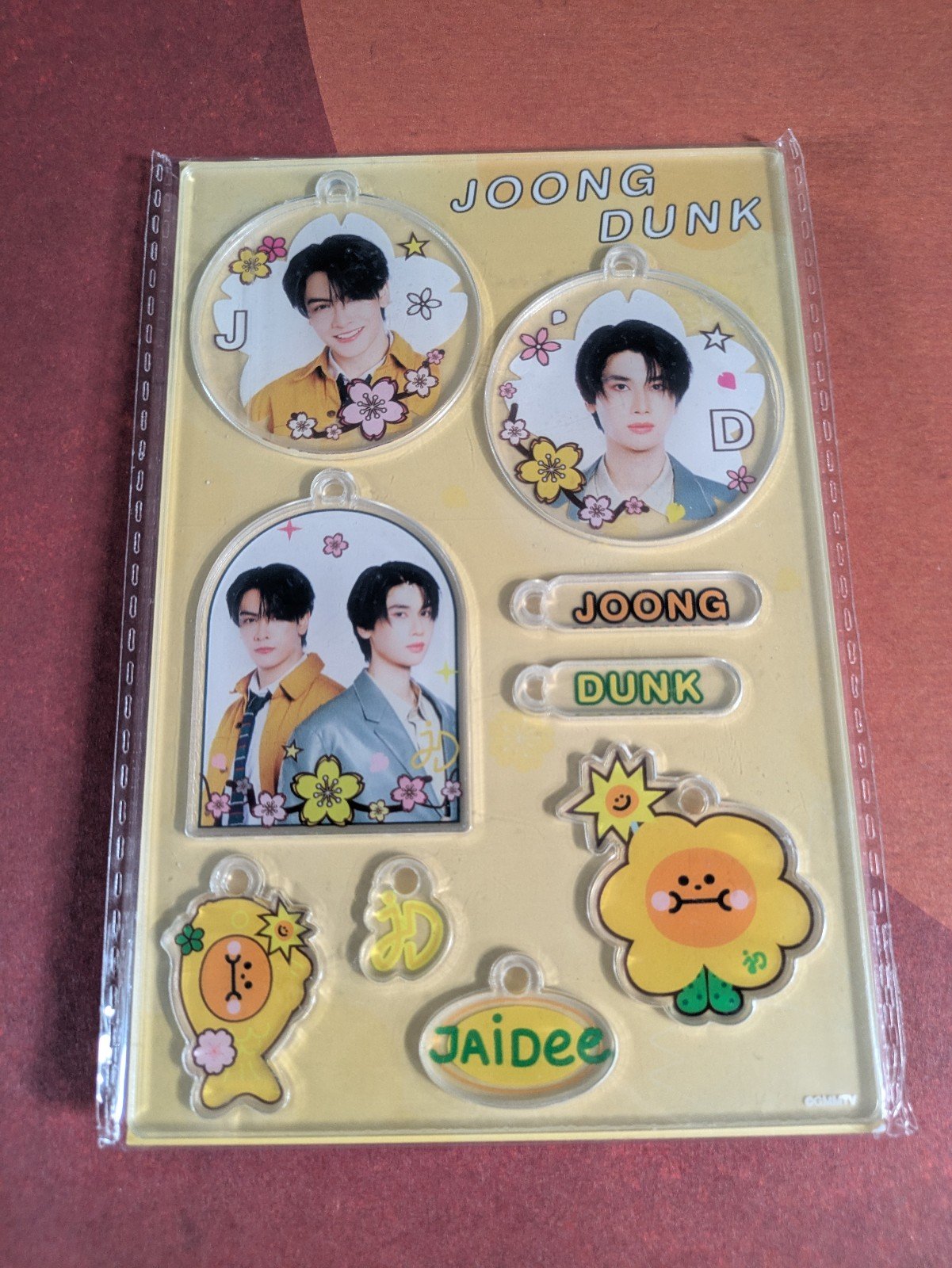 JoongDunk Jaidee GMMTV DIY Keychain OFFICIAL from exclusive