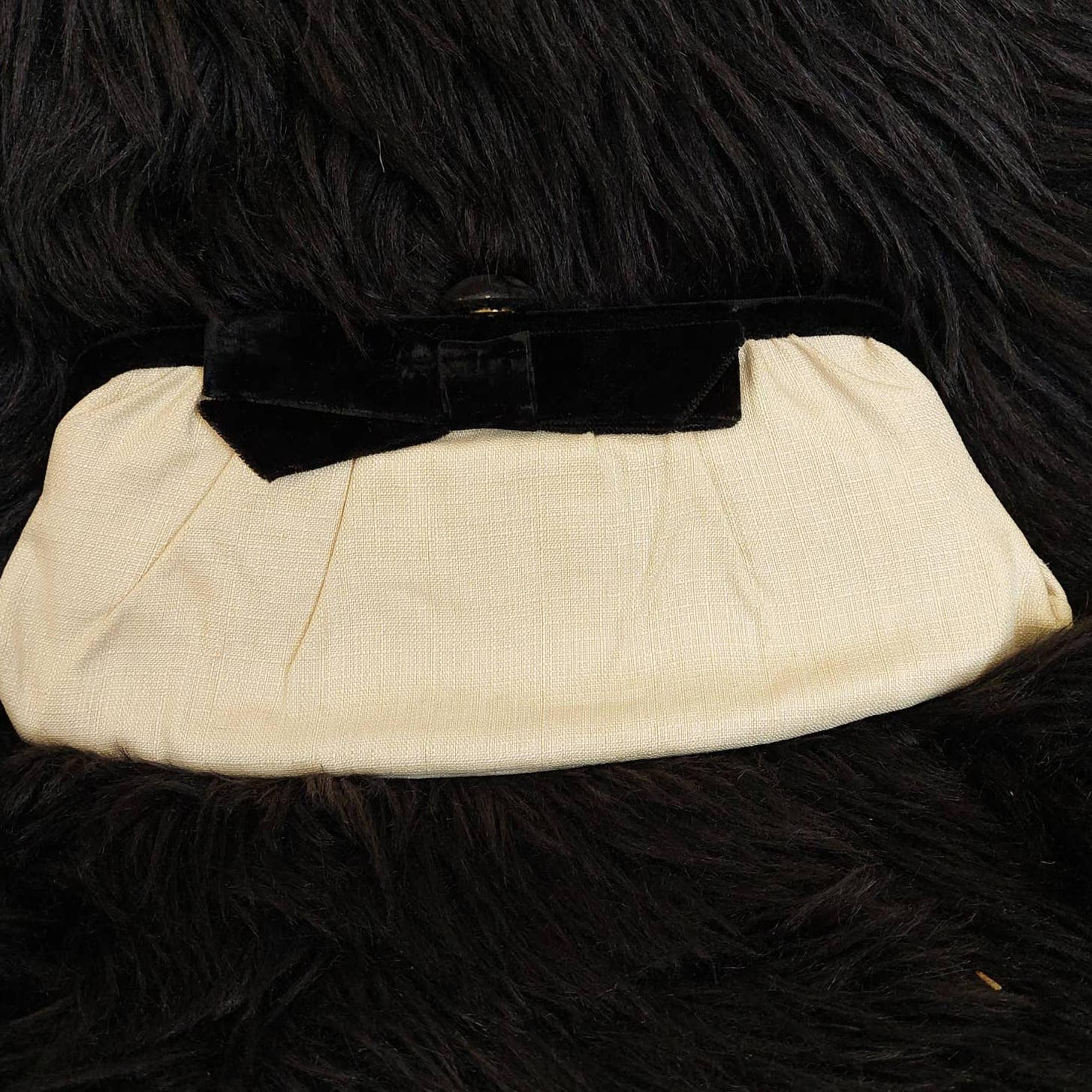 Vintage Koret Clutch with Velvet Bow