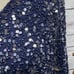 Pisarro Nights Navy Sequin Formal Dress Silk 6 Mother Bride Elegant Embellished
