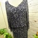 Pisarro Nights Navy Sequin Formal Dress Silk 6 Mother Bride Elegant Embellished