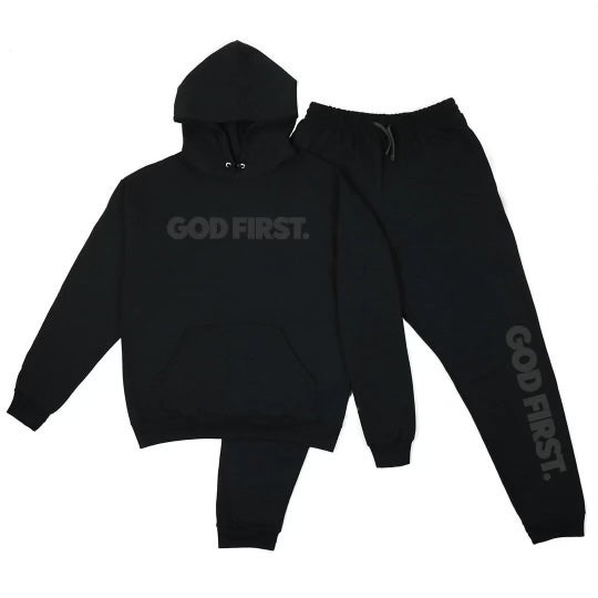 God First hoodie and Jogger
