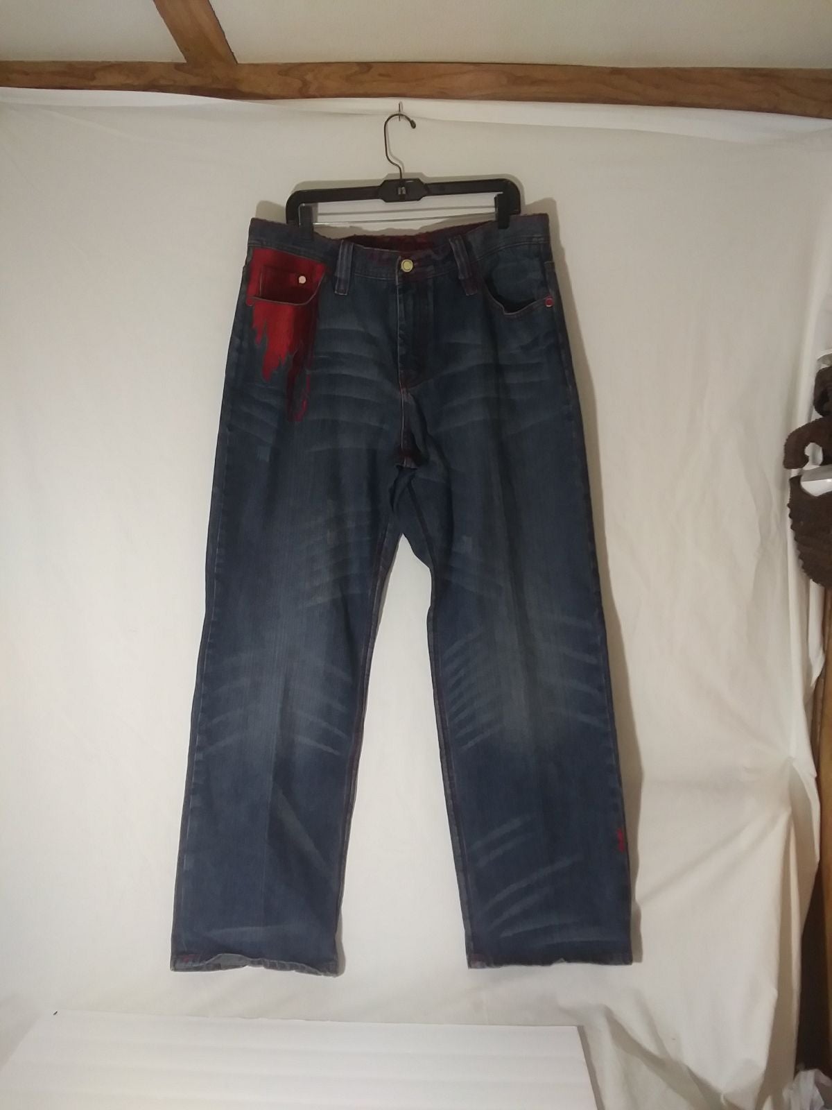 Men's Coogi Embroidered Jeans Size 38 34