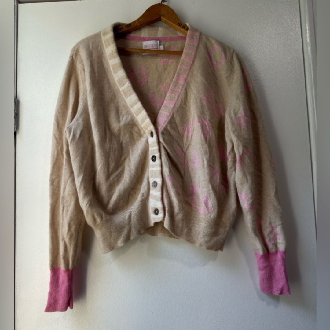 Brodie Women’s Wild Casi Cardi Sweater Cardigan Size L