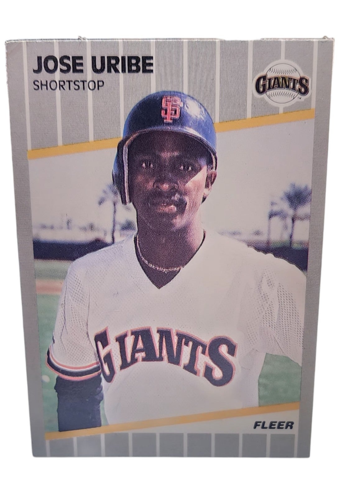 1989 Fleer Jose Uribe #345 Original, B-Day Error MINT PSA GRADABLE