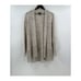 EILEEN FISHER Melange Organic Linen Blend Grain Open Front Cardigan Size Large