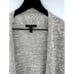 EILEEN FISHER Melange Organic Linen Blend Grain Open Front Cardigan Size Large
