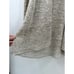 EILEEN FISHER Melange Organic Linen Blend Grain Open Front Cardigan Size Large