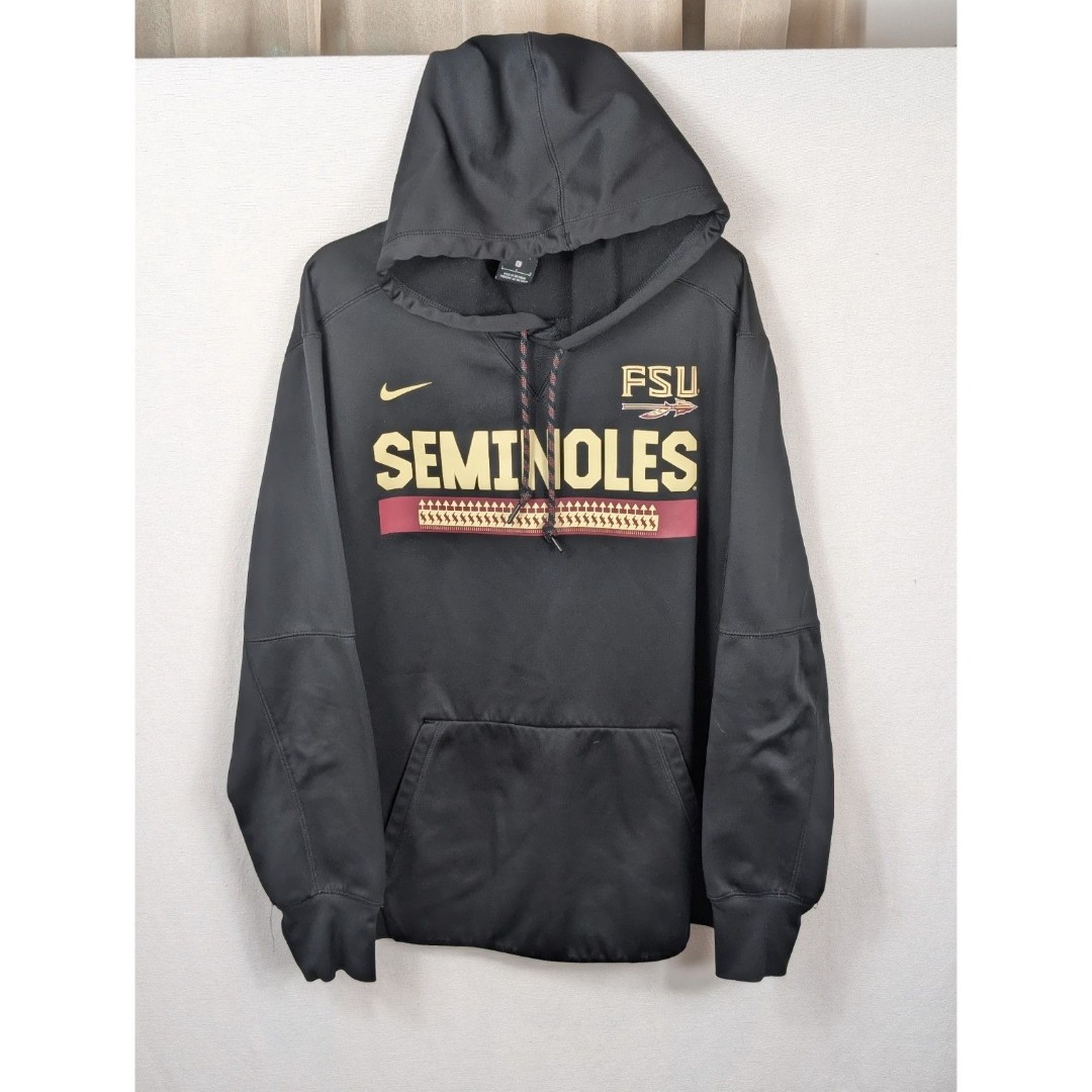 Florida State FSU Seminoles Hoodie Nike Dri-Fit Black Men's Size Large