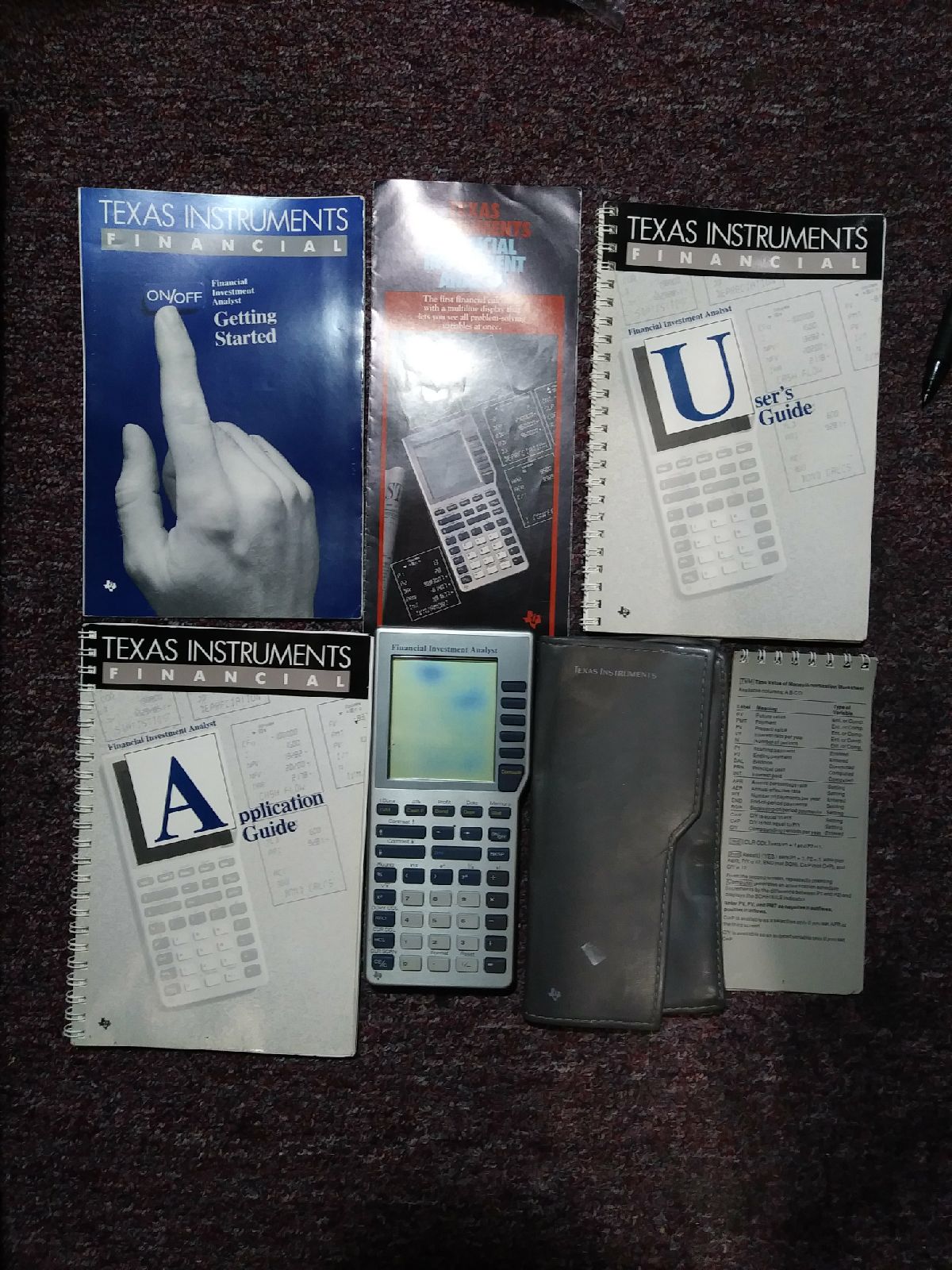 Vintage financial investment calculator