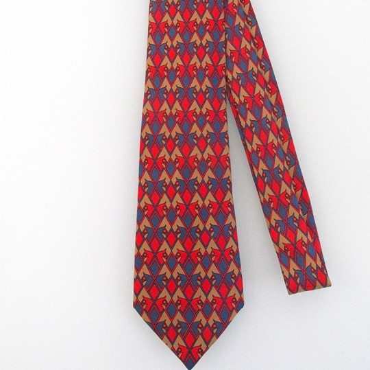 Hermes Vintage Men's Silk Tie