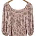 Rebecca Taylor Leander Metallic Floral Silk Blend Blouson Dress Women 0 Pink