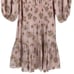 Rebecca Taylor Leander Metallic Floral Silk Blend Blouson Dress Women 0 Pink