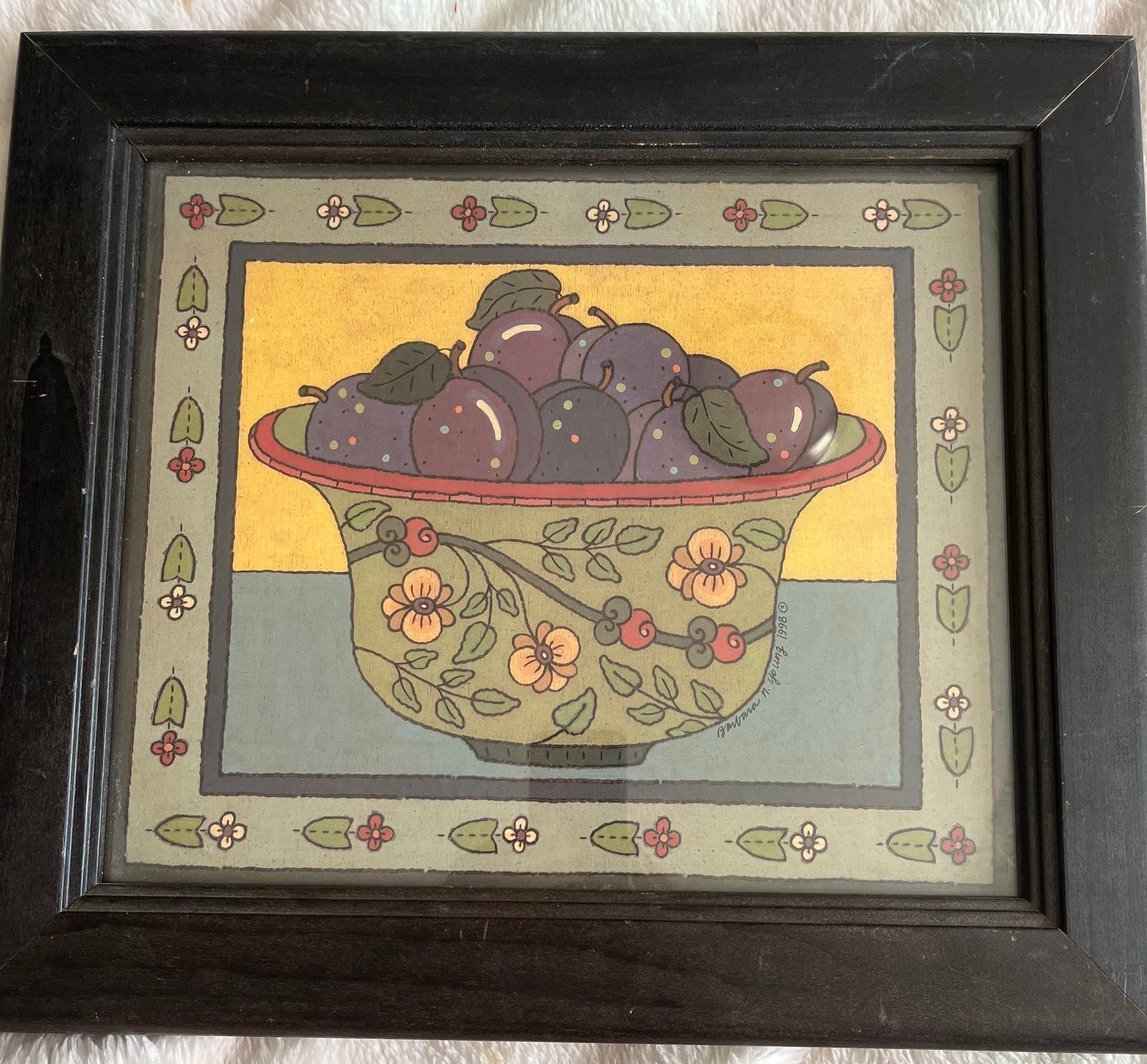 Vintage 1998 Barbara Young Artwork