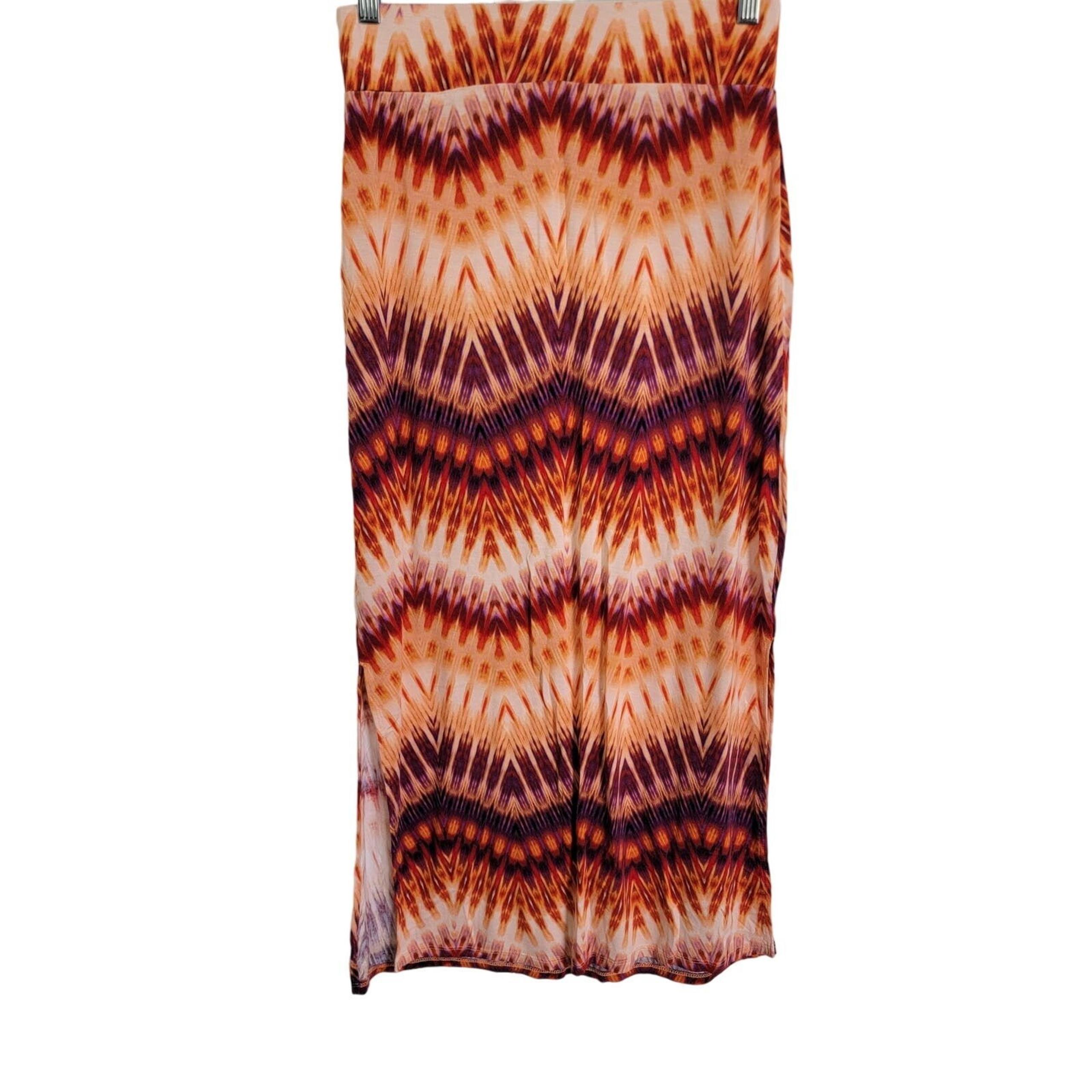Maxi Boho Skirt Ana Petite Size M Petite PM Retro Casual Resort Beachy Coastal