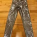 silver shimmery leggings