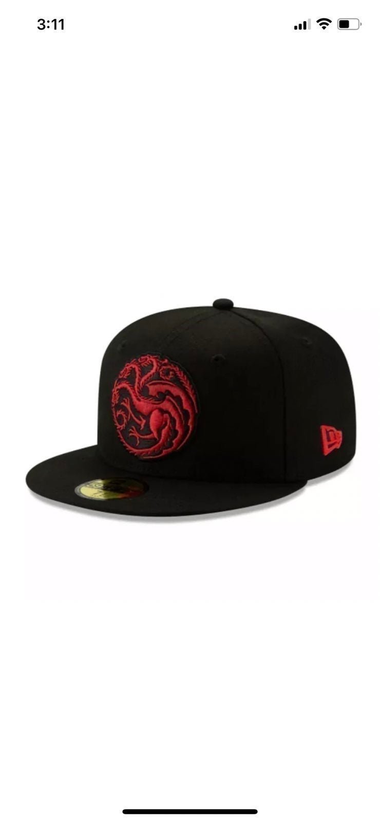 New Era - Game of Thrones - House of the Dragon - Targaryen 59FIFTY Fitted Cap