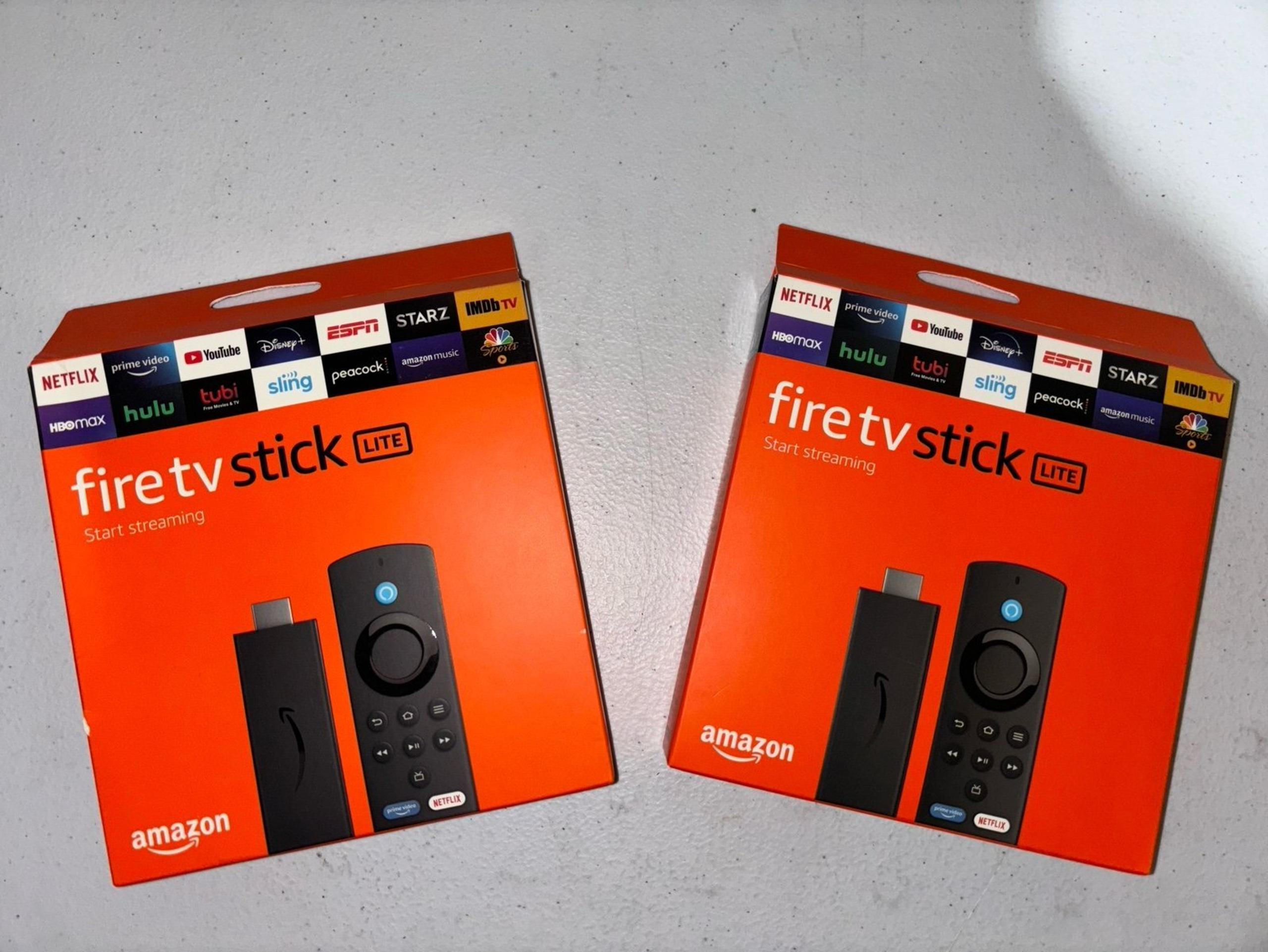 Amazon Fire TV Stick Lite 4K with Alexa Voice Remote - Bundle of 2