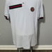 Mens White Polo Shirt Luxury Italian Green Red Stripes Crest Logo Golf Casual XL