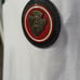 Mens White Polo Shirt Luxury Italian Green Red Stripes Crest Logo Golf Casual XL