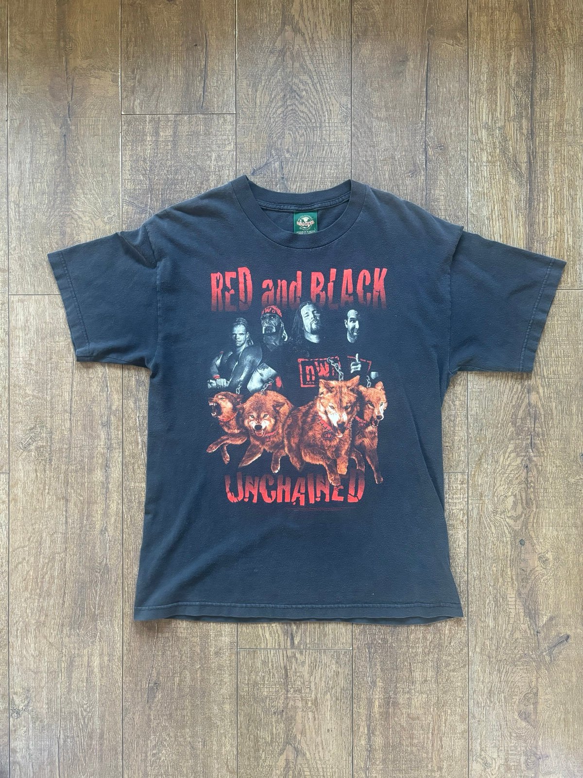 Vintage 1998 NWO Red and Black Unchained T-Shirt!